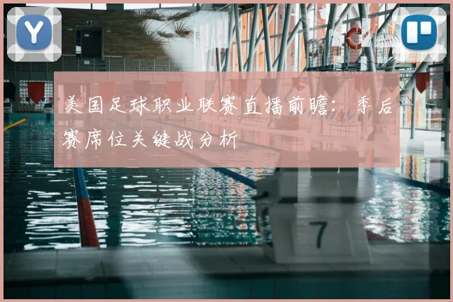 美国足球职业联赛直播前瞻：季后赛席位关键战分析